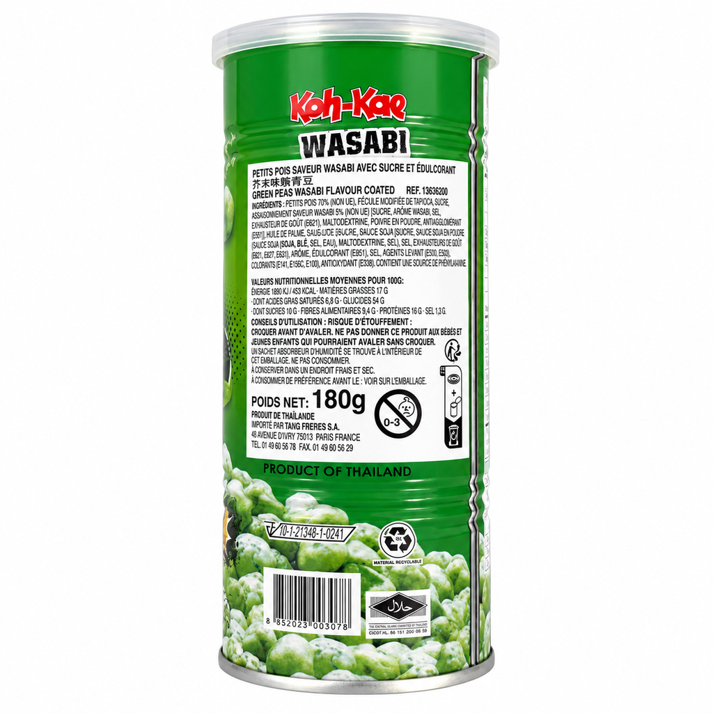 Petits pois croquants au wasabi – Koh-Kae – 180 g
