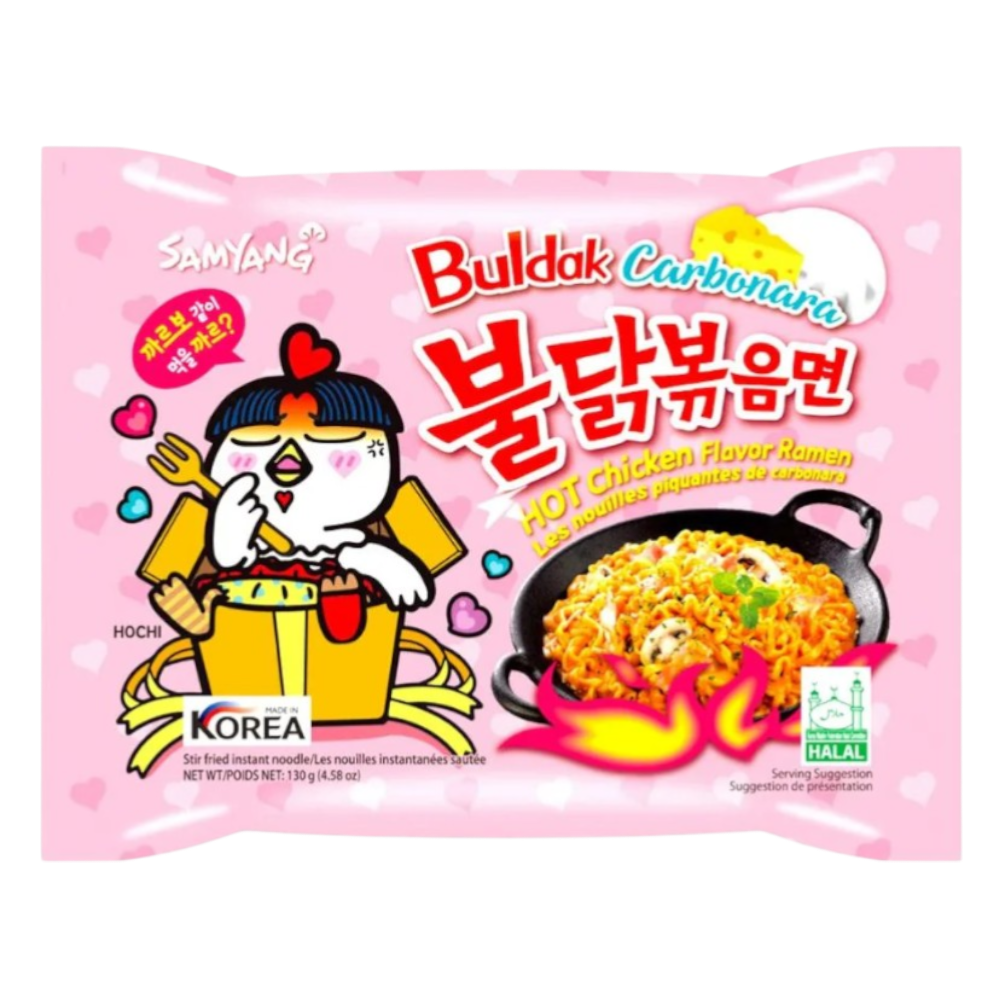 Nouilles Épicées Buldak Carbonara Samyang – 130 g