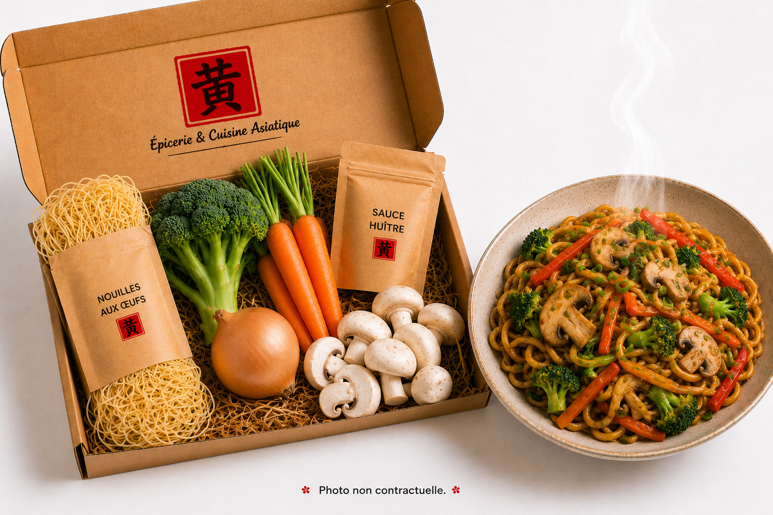 Meal kit - Vegetable lo mein - 4 servings