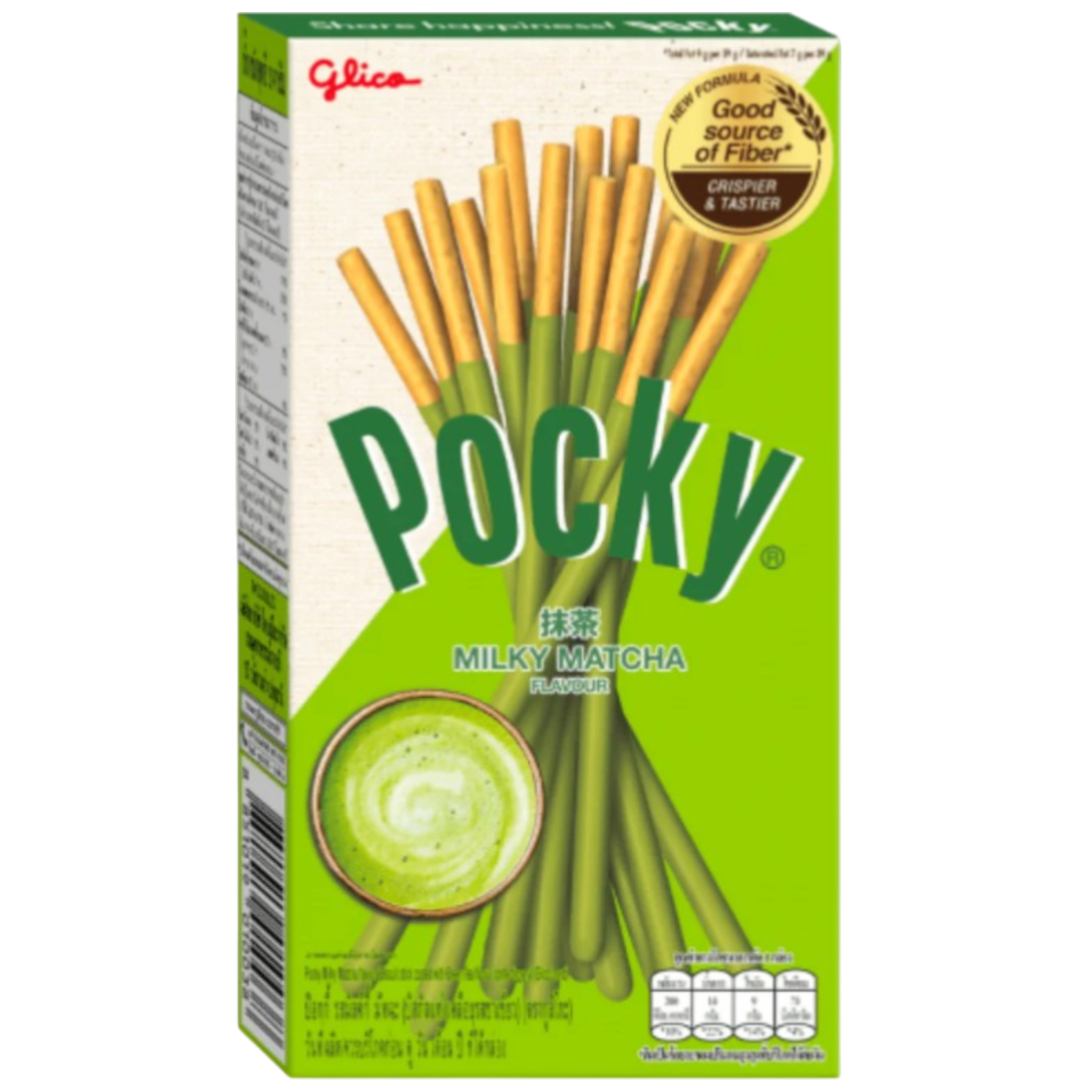 Biscuit enrobés au thé matcha – Pocky Milky Matcha – Glico