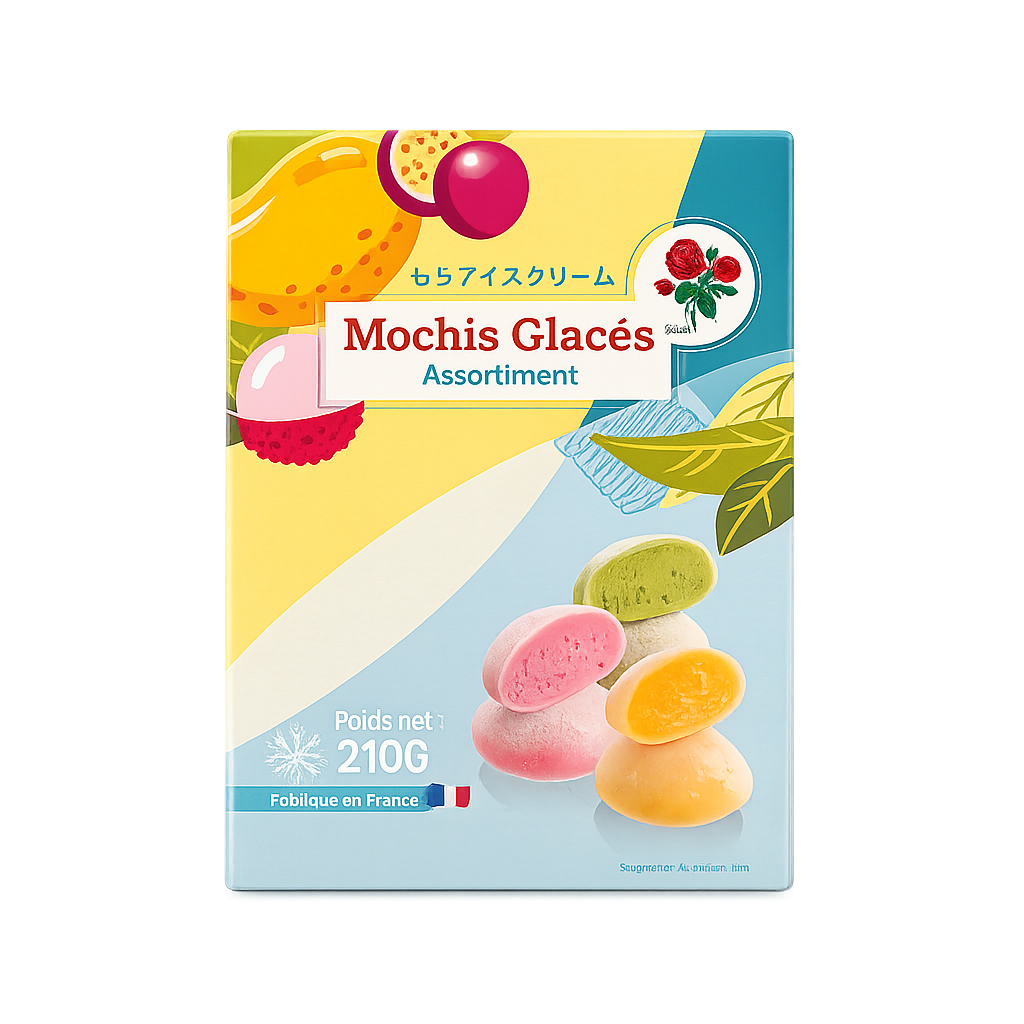 Red Rose - Mochis glacés assortiment - 210g