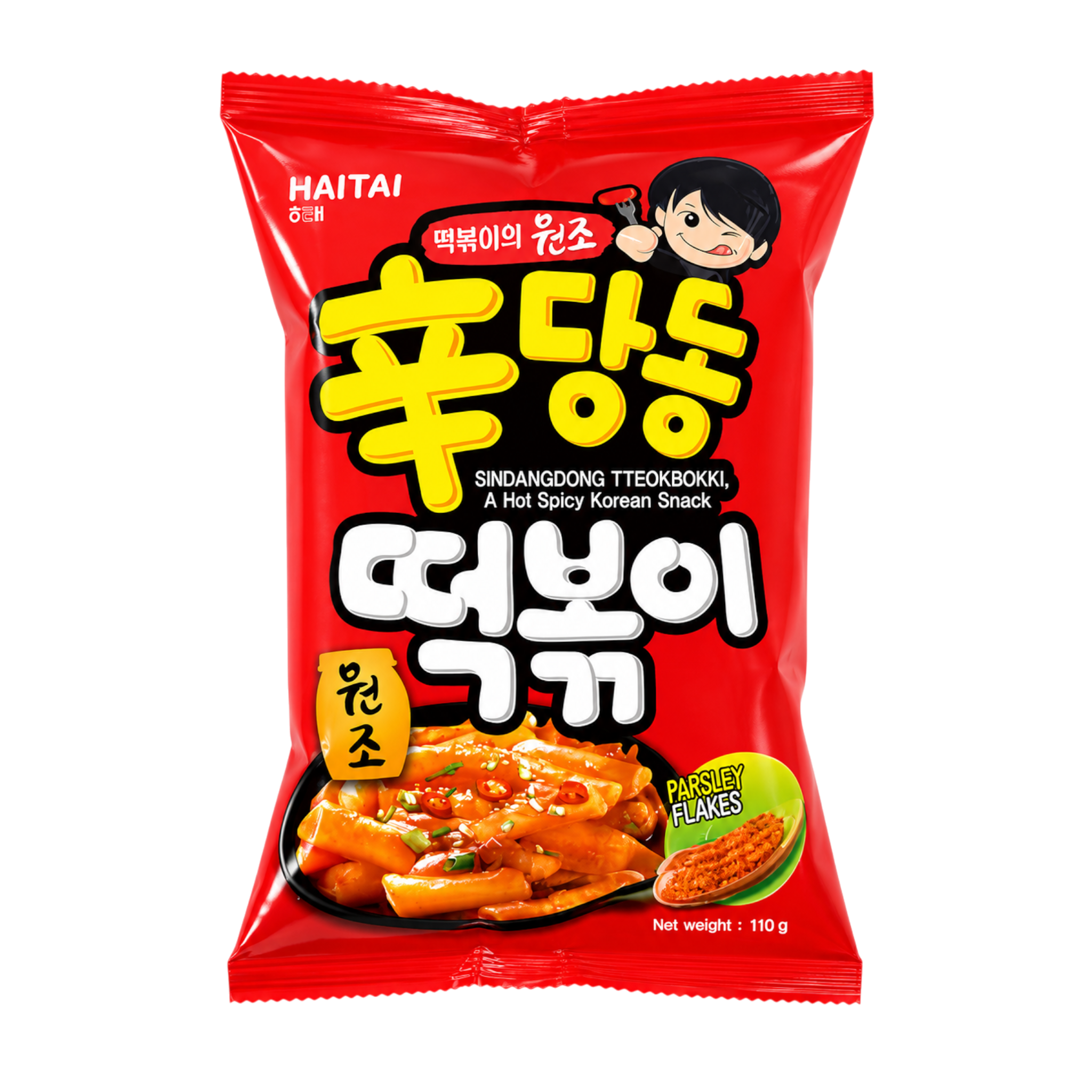 Snack Coréen Tteokbokki Épicé – Haitai – 110 g