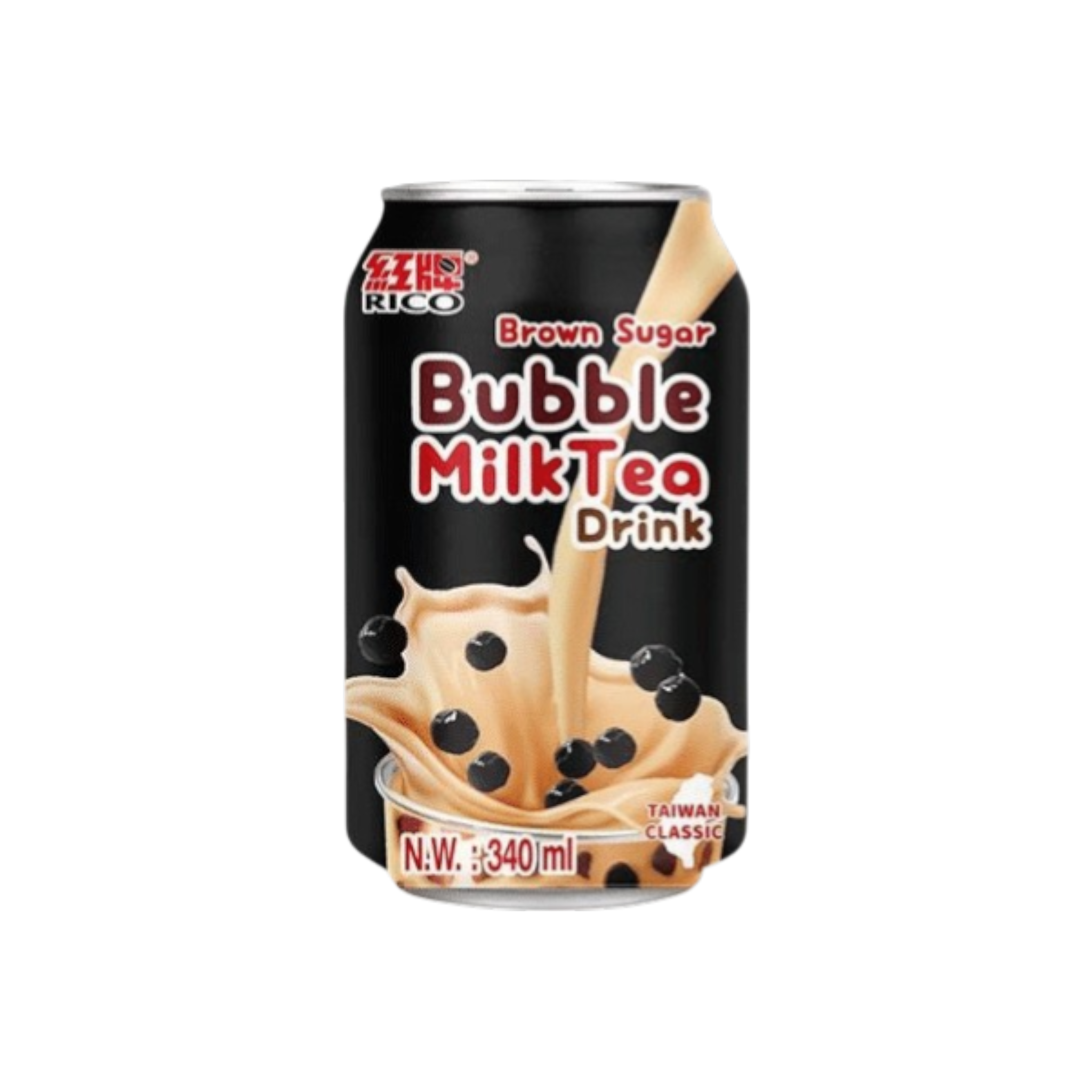Bubble Tea au Sucre Brun Rico – 340 ml