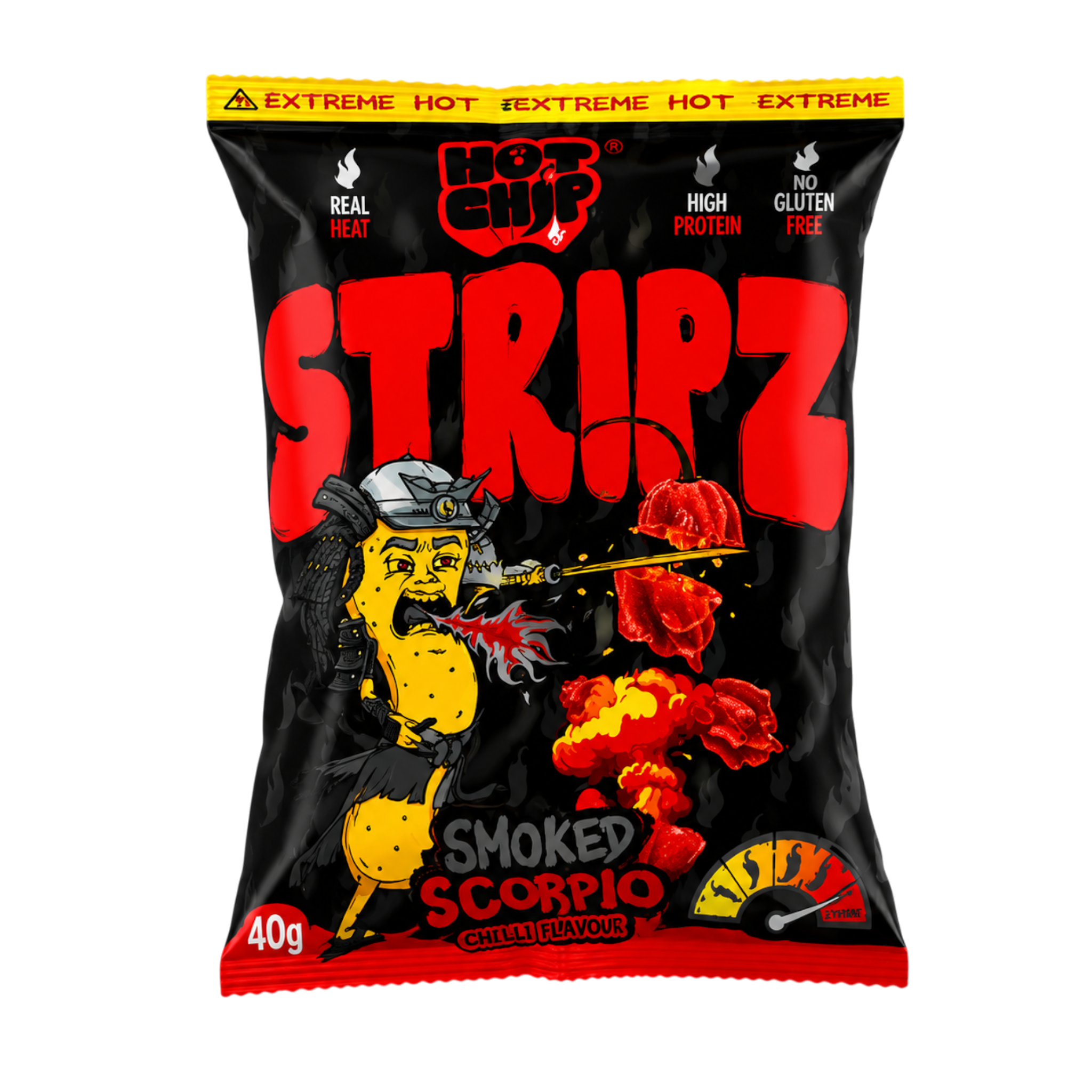 Hot Chips STRIPZ Smoked Scorpion – 40 g 🔥🌶️😈