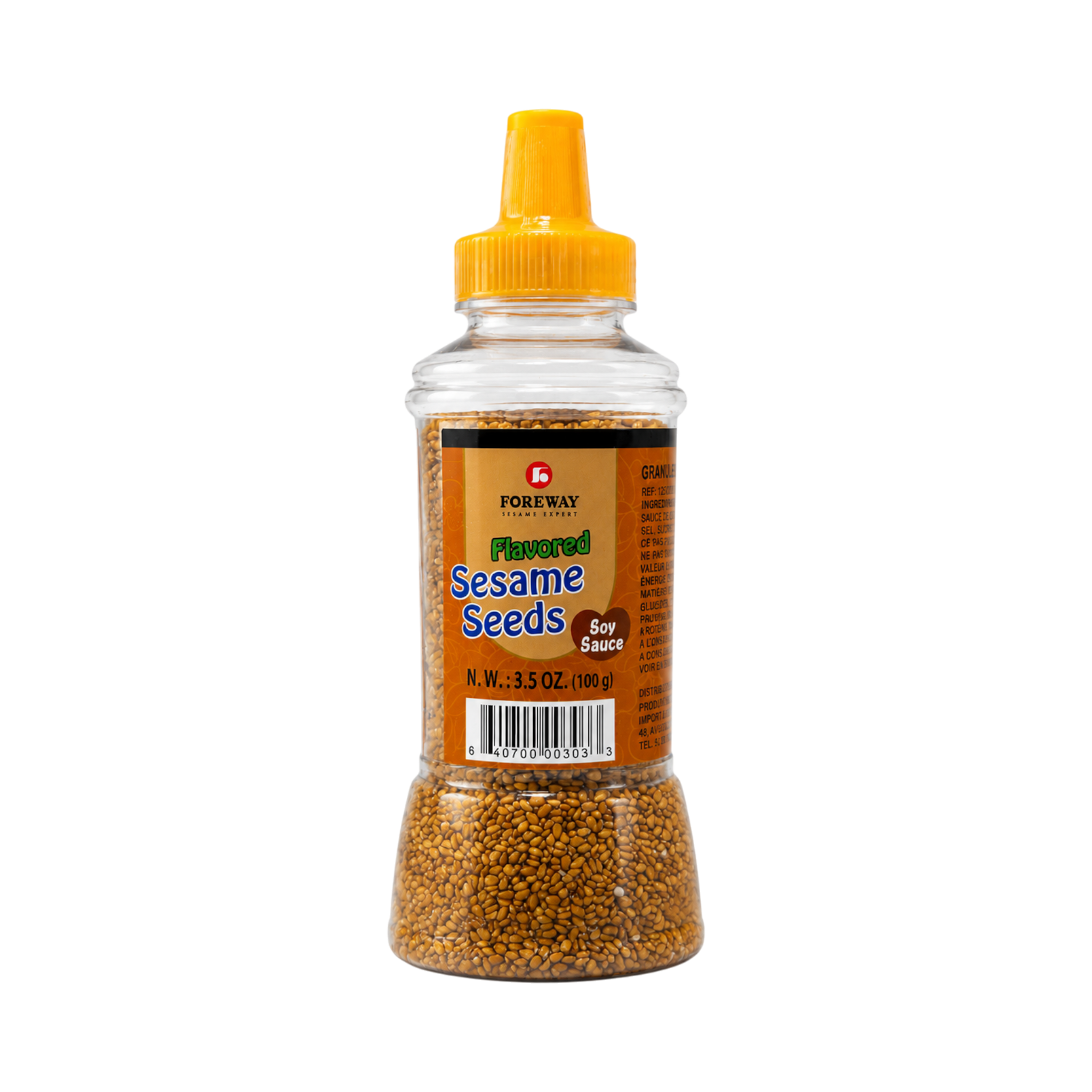 Graines de Sésame Grillées Saveur Sauce Soja FOREWAY – 100 g
