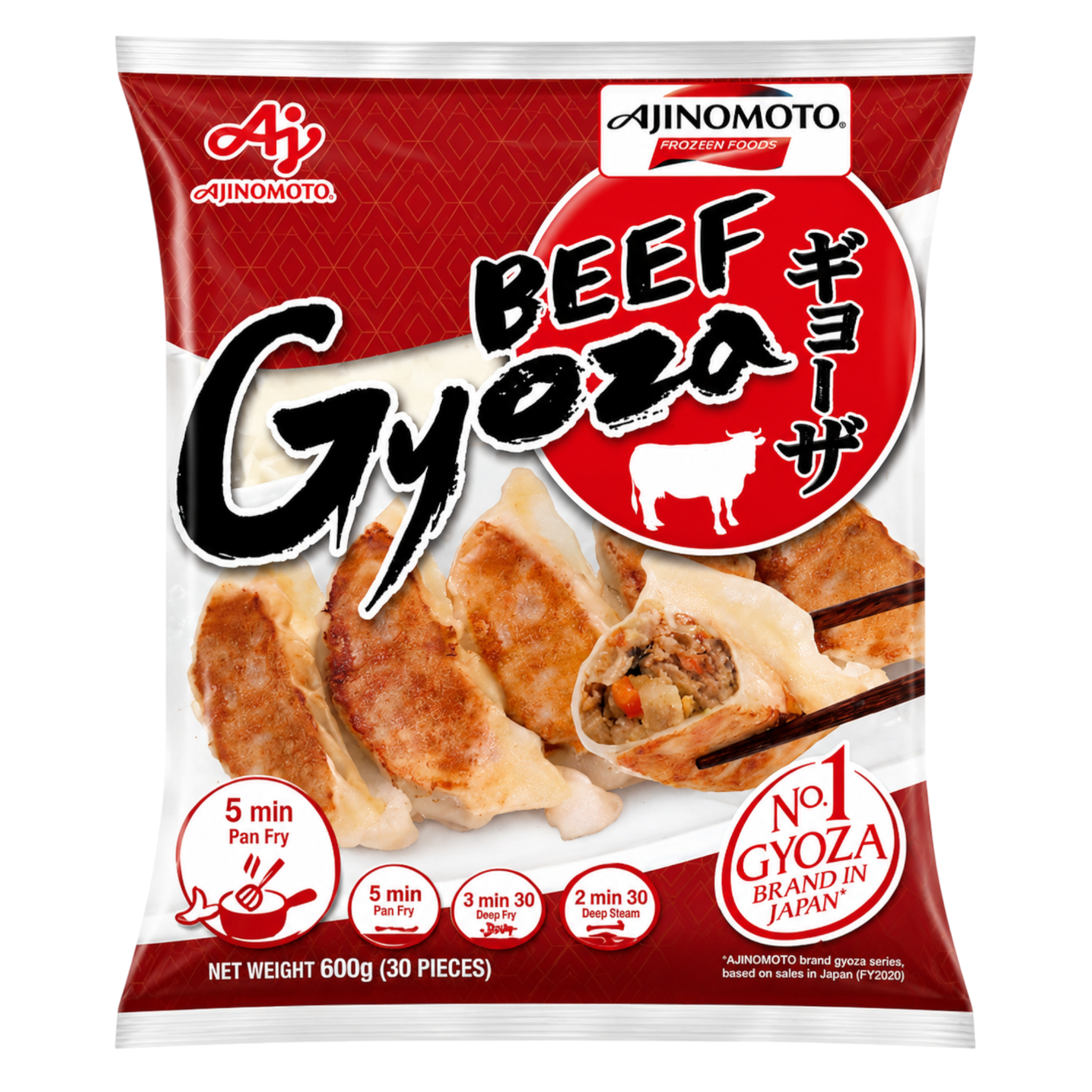 Gyozas au Bœuf – Ajinomoto – 30 Pièces ❄️