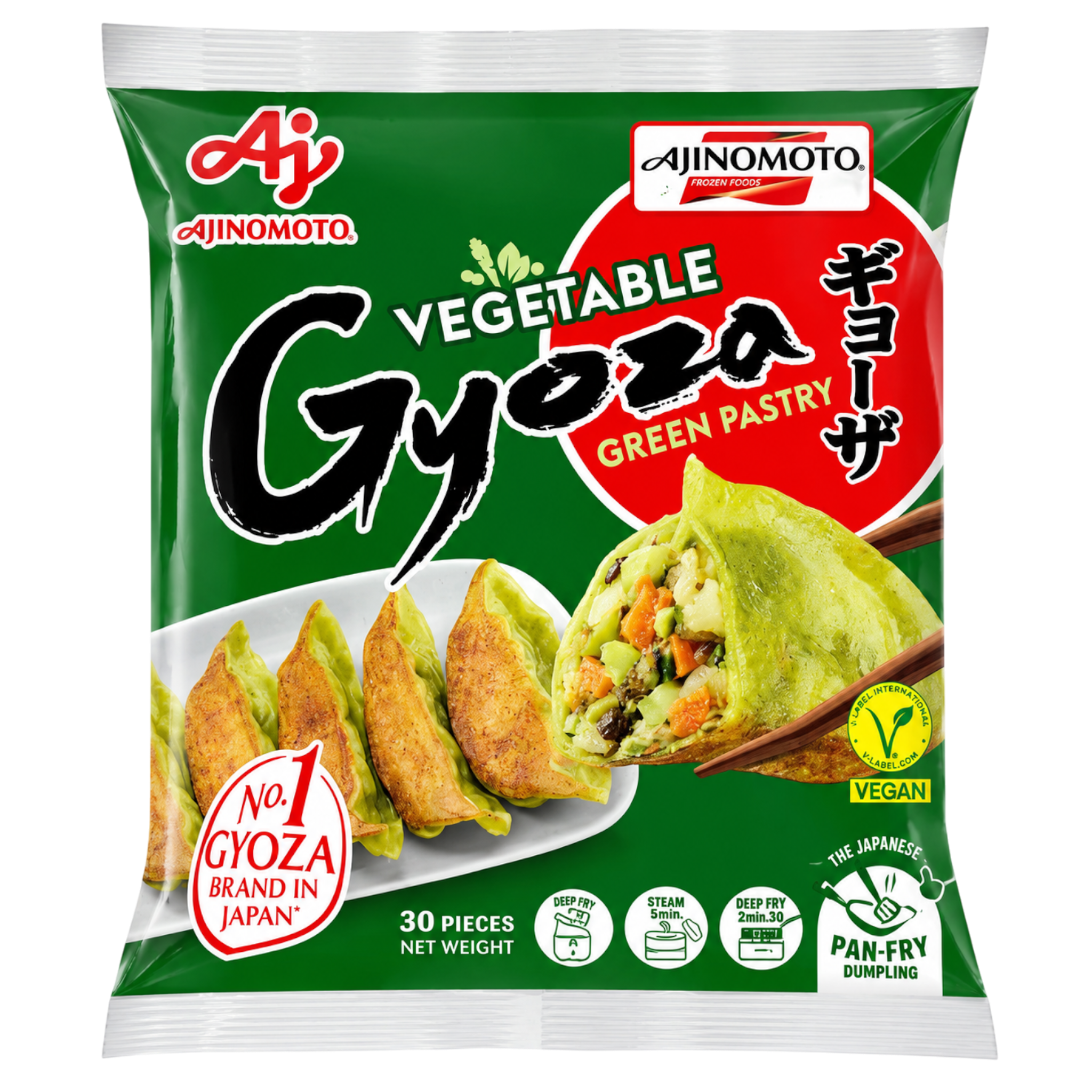 Gyozas aux Légumes – Ajinomoto – 30 Pièces ❄️