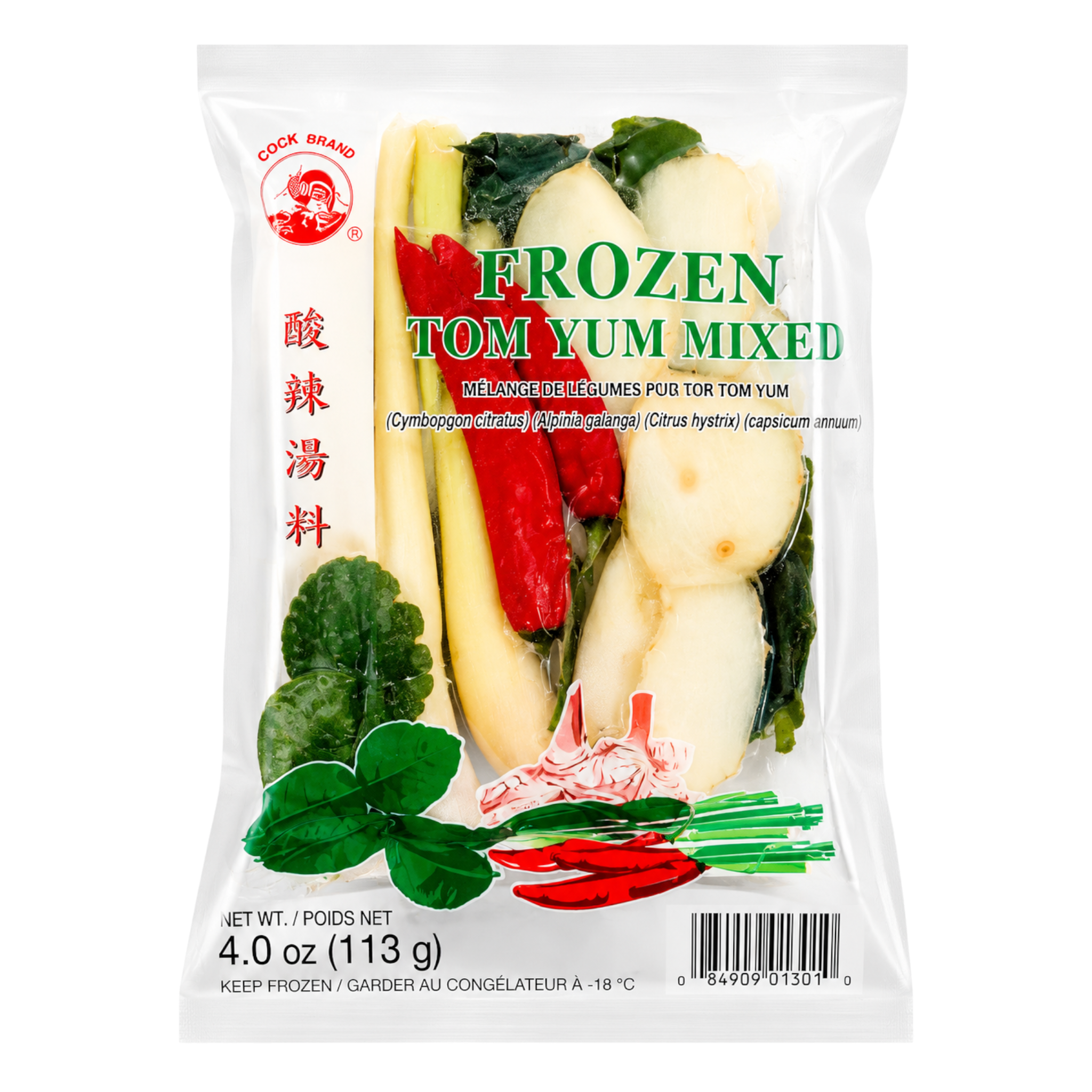 Mélange Tom Yum Surgelé – 113 g