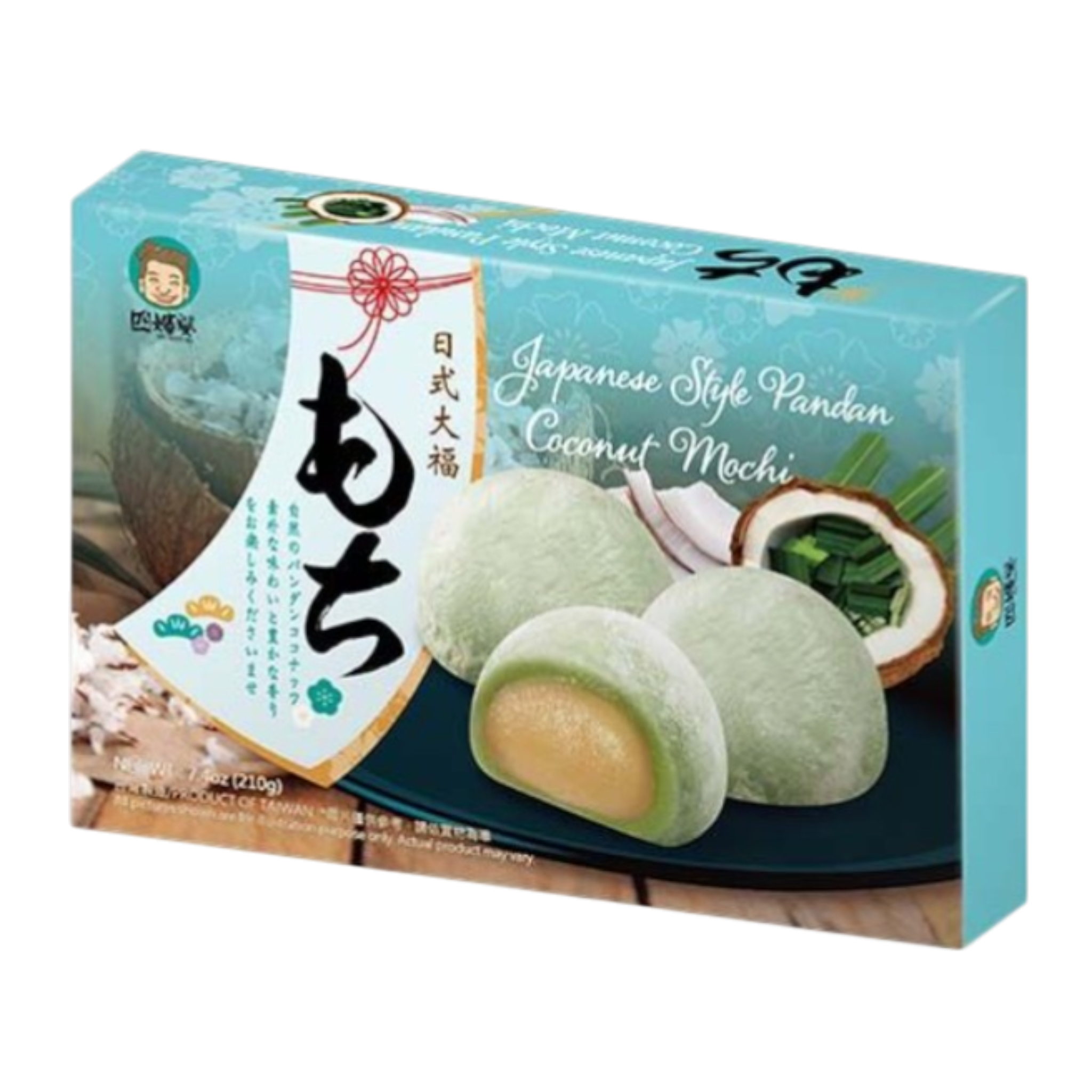 Mochi Pandan & Noix de Coco (210 g) - Japonese style