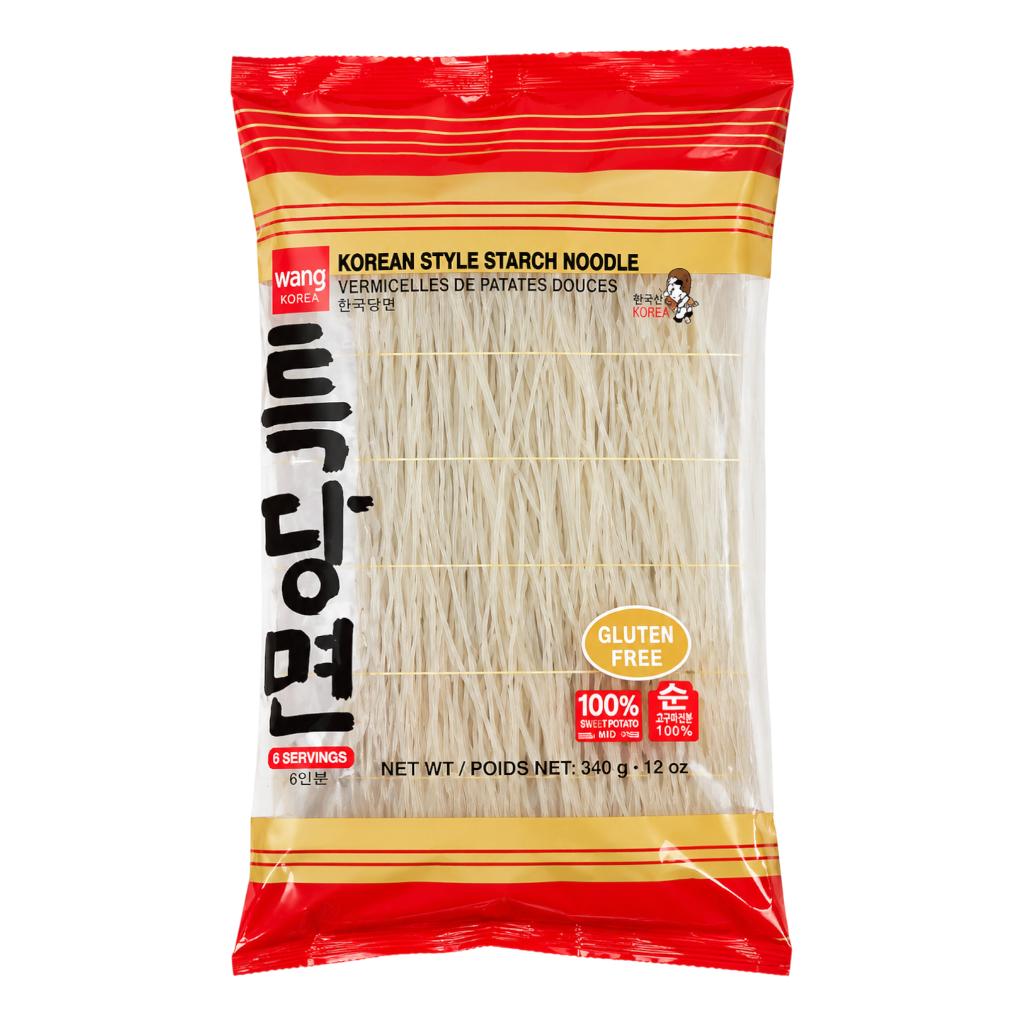 Vermicelles de Patate Douce Coréens (Dangmyeon) WANG – 340 g