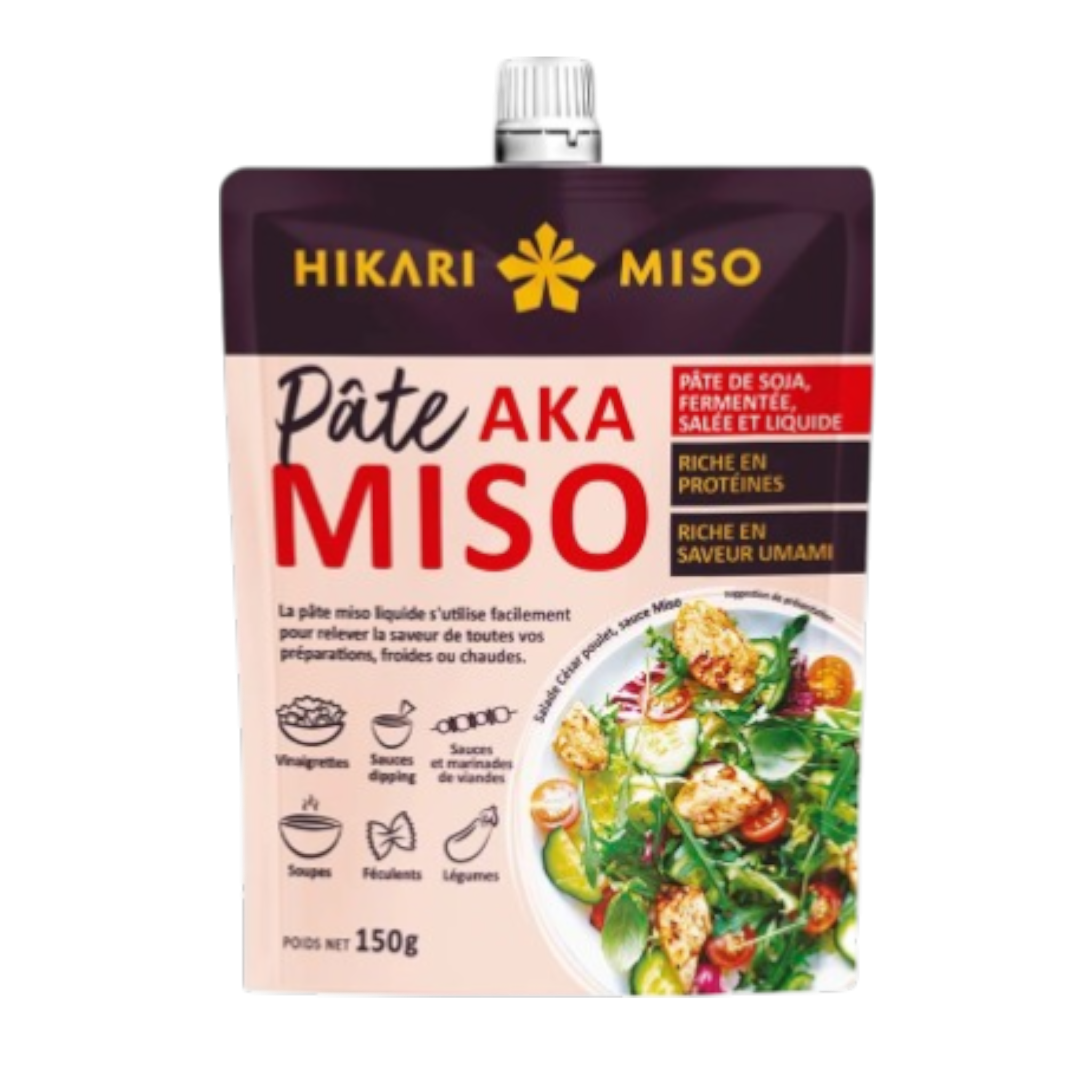 Pâte de Miso Aka (Rouge) 150 g – Hikari Miso