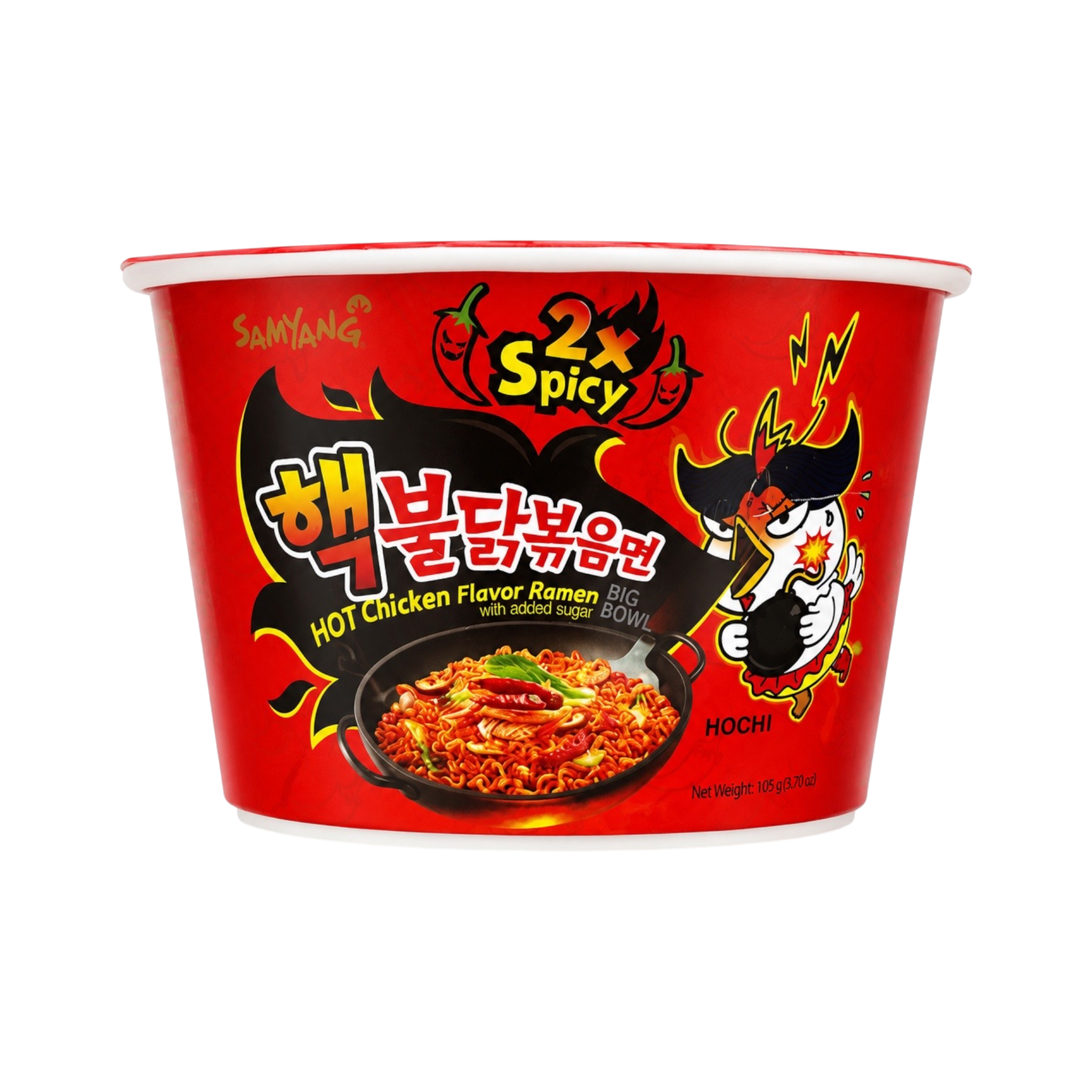 Nouilles Buldak 2x Spicy – Big Bowl – Samyang – 105 g