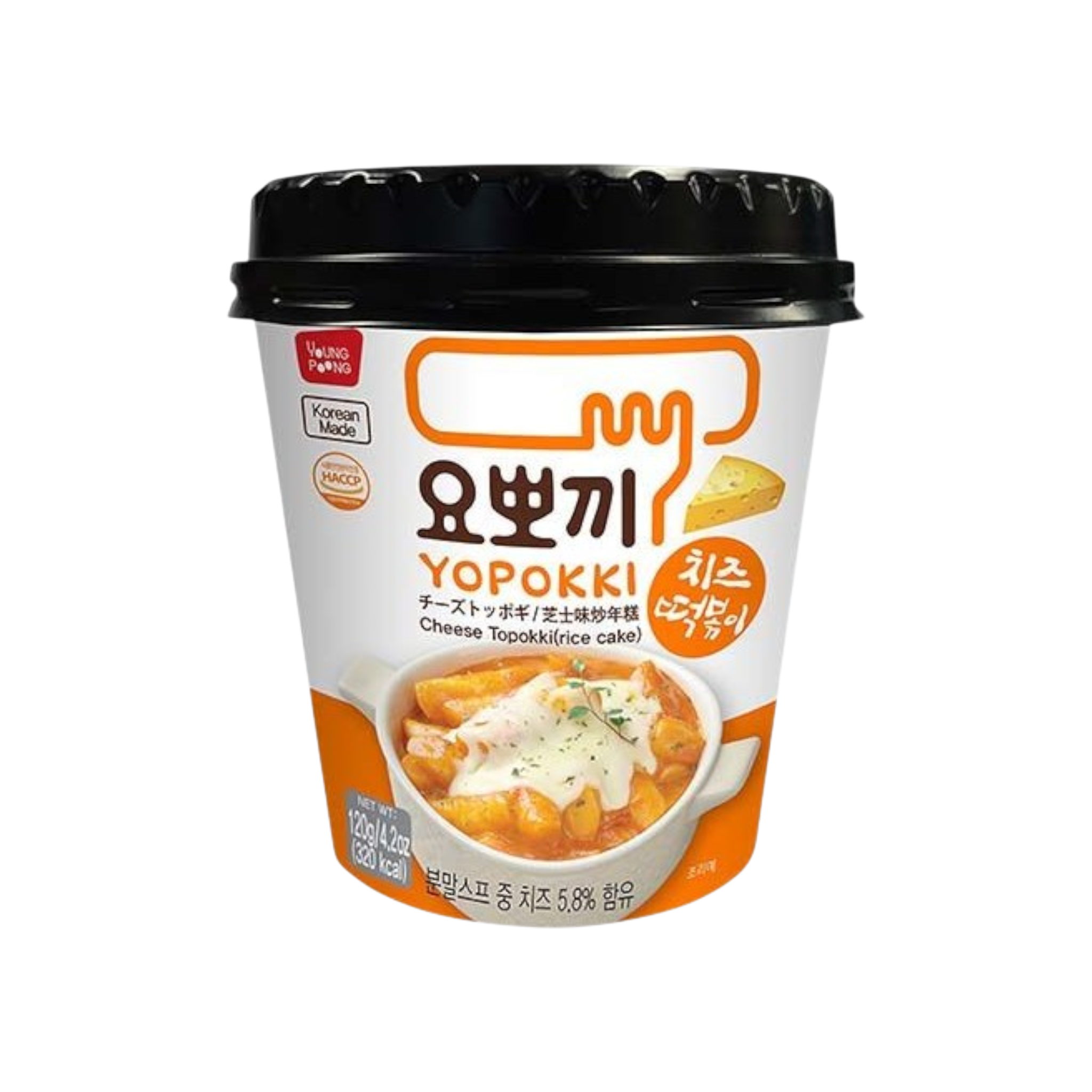 Topokki Instantané Saveur Fromage YOPOKKI – 140 g