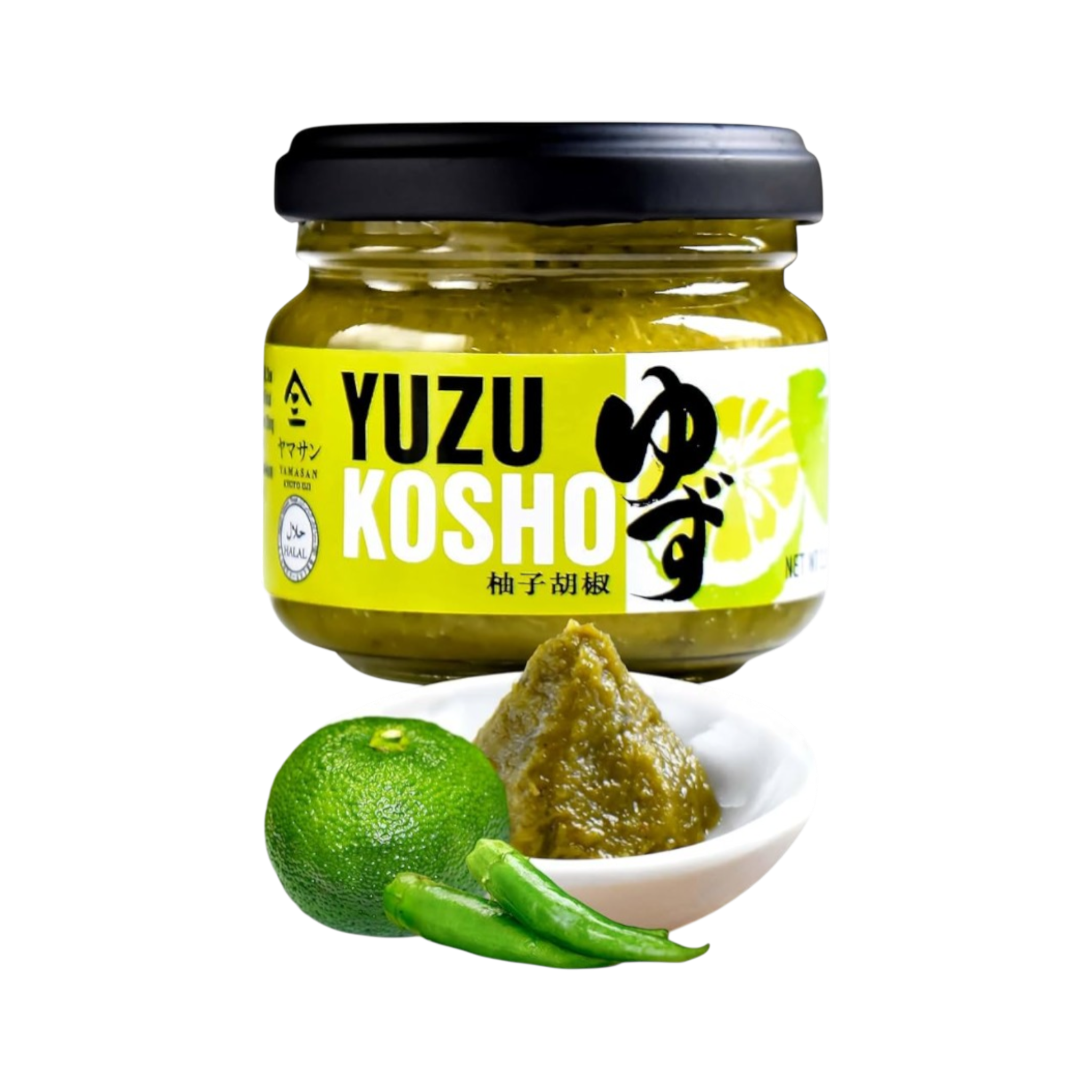Pâte de Yuzu & Piment Vert – 100g – Yuzu Kosho